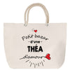 Sac Fête des Mères Mamie Famille Idée Cadeau anniversaire Noël Travail Boulot Métier Départ Retraite Collègue Femme cabas shopping plage