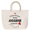 Sac Fête des Mères Mamie Famille Idée Cadeau anniversaire Noël Travail Boulot Métier Départ Retraite Collègue Femme cabas shopping plage