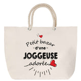 Sac Fête des Mères Mamie Famille Idée Cadeau anniversaire Noël Travail Boulot Métier Départ Retraite Collègue Femme cabas shopping plage