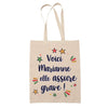 Sac Tote Bag Fête des Mères Fêtes des Pères Mamie Papi Famille Idée Cadeau anniversaire Noël Travail Boulot Métier Départ Retraite Collègue Femme Homme