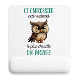 Tapis de souris ergonomique avec repose-poignet, accessoire bureau pour femme et homme, fête des pères, cadeau pas cher, idée cadeau fête des mères, secret santa, départ à la retraite, télétravail et gaming