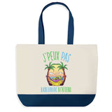 Sac de shopping bleu J'peux pas Hamac