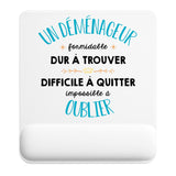 Tapis de souris ergonomique avec repose-poignet, accessoire bureau pour femme et homme, fête des pères, cadeau pas cher, idée cadeau fête des mères, secret santa, départ à la retraite, télétravail et gaming