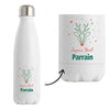 Bouteille Joyeux noël Parrain Cerf