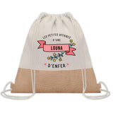 Sac Fête des Mères Mamie Maman Cadeau anniversaire Noël Travail Métier Départ Retraite Collègue Femme cabas shopping plage