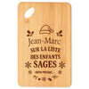Planche à découper cadeau Noël famille amis papa maman mamie papi, idée cadeau apéro et cuisine, Secret Santa