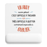 Tapis de souris ergonomique avec repose-poignet, accessoire bureau pour femme et homme, fête des pères, cadeau pas cher, idée cadeau fête des mères, secret santa, départ à la retraite, télétravail et gaming