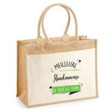 Sac Fête des Mères Mamie MAman Soeur Femme Famille Idée Cadeau anniversaire Noël Travail Boulot Métier Départ Retraite Collègue Femme cabas shopping plage