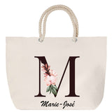 Sac Fête des Mères Mamie Famille Idée Cadeau anniversaire Noël Travail Boulot Métier Départ Retraite Collègue Femme cabas shopping plage