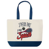 Sac de shopping bleu J'peux pas Squash