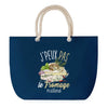 Sac de plage Bleu anse corde J'peux Pas Fromage