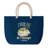 Sac de plage Bleu anse corde J'peux Pas Fromage