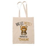 Sac tote bag réutilisable coton shopping Fête des Mères Mamie Famille Idée Cadeau anniversaire Noël Travail Boulot Métier Départ Retraite Collègue Femme