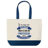 Sac de shopping bleu Professeur Superman