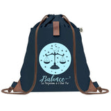 sac a dos bleu coton recycle avec pochette idee cadeau originale pour collegue ami prof ou membre de la famille cadeau mixte noel anniversaire secret santa ou depart au travail sac leger pratique et ecologique design breton moderne