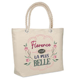 Sac Fête des Mères Mamie Famille Idée Cadeau anniversaire Noël Travail Boulot Métier Départ Retraite Collègue Femme cabas shopping plage
