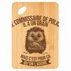 Planche bambou gravée personnalisée homme idée cadeau Fête des Pères apéro 30×20 prénom cuisine plateau fromage anniversaire noel papa papi 