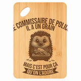 Planche bambou gravée personnalisée homme idée cadeau Fête des Pères apéro 30×20 prénom cuisine plateau fromage anniversaire noel papa papi 