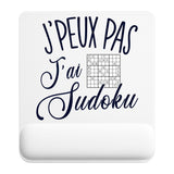 Tapis de souris ergonomique avec repose-poignet, accessoire bureau pour femme et homme, fête des pères, cadeau pas cher, idée cadeau fête des mères, secret santa, départ à la retraite, télétravail et gaming