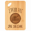 Planche bambou gravée personnalisée femme homme idée cadeau Fête des Mères Fête des Pères apéro papa maman prénom cuisine plateau fromage