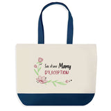 Sac de shopping bleu Mamy d'exception
