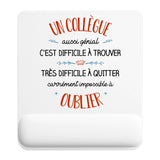 Tapis de souris ergonomique avec repose-poignet, accessoire bureau pour femme et homme, fête des pères, cadeau pas cher, idée cadeau fête des mères, secret santa, départ à la retraite, télétravail et gaming