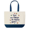 Sac Fête des Mères Mamie Famille Idée Cadeau anniversaire Noël Travail Boulot Métier Départ Retraite Collègue Femme cabas shopping plage