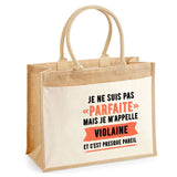 Sac Fête des Mères Mamie Famille Idée Cadeau anniversaire Noël Travail Boulot Métier Départ Retraite Collègue Femme cabas shopping plage