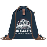 sac a dos bleu coton recycle avec pochette idee cadeau originale pour collegue ami prof ou membre de la famille cadeau mixte noel anniversaire secret santa ou depart au travail sac leger pratique et ecologique design breton moderne