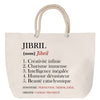 Sac Fête des Mères Mamie Famille Idée Cadeau anniversaire Noël Travail Boulot Métier Départ Retraite Collègue Femme cabas shopping plage