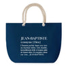 Sac de plage Bleu anse corde Jean-Baptiste Définition Homme