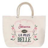 Sac Fête des Mères Mamie Famille Idée Cadeau anniversaire Noël Travail Boulot Métier Départ Retraite Collègue Femme cabas shopping plage
