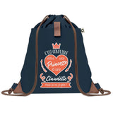 sac a dos femme bleu coton recycle avec pochette cadeau original pour collegue amie prof ou soeur idee cadeau femme noel anniversaire secret santa ou depart a la retraite sac pratique chic et ecoresponsable design breton elegant