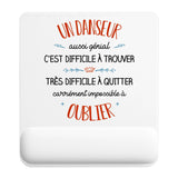 Tapis de souris ergonomique avec repose-poignet, accessoire bureau pour femme et homme, fête des pères, cadeau pas cher, idée cadeau fête des mères, secret santa, départ à la retraite, télétravail et gaming