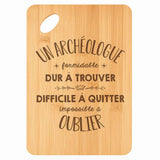 Planche bambou gravée personnalisée homme idée cadeau Fête des Pères apéro 30×20 prénom cuisine plateau fromage anniversaire noel papa papi 