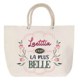 Sac Fête des Mères Mamie Famille Idée Cadeau anniversaire Noël Travail Boulot Métier Départ Retraite Collègue Femme cabas shopping plage