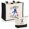 Cabas homme ou femme sac plage ou shopping tote bag pochette trousse Idée cadeau original pour anniversaire Noël travail départ retraite collègue famille fete des mères fetes des pères papa maman mamie papi