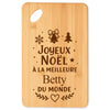 Planche à découper cadeau Noël famille amis papa maman mamie papi, idée cadeau apéro et cuisine, Secret Santa