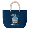 Sac de plage Bleu anse corde J'peux Pas Fort Boyard