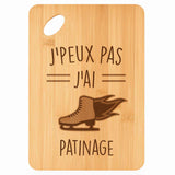 Planche bambou gravée personnalisée femme homme idée cadeau Fête des Mères Fête des Pères apéro papa maman prénom cuisine plateau fromage