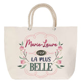 Sac Fête des Mères Mamie Famille Idée Cadeau anniversaire Noël Travail Boulot Métier Départ Retraite Collègue Femme cabas shopping plage
