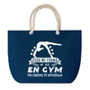 Sac de plage Bleu anse corde Gym Fille Légende Humour Geek