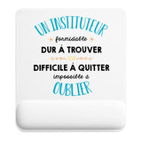 Tapis de souris ergonomique avec repose-poignet, accessoire bureau pour femme et homme, fête des pères, cadeau pas cher, idée cadeau fête des mères, secret santa, départ à la retraite, télétravail et gaming