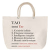 Sac Fête des Mères Mamie Famille Idée Cadeau anniversaire Noël Travail Boulot Métier Départ Retraite Collègue Femme cabas shopping plage