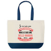 Sac de shopping bleu Belle-Maman Superwoman