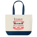 Sac de shopping bleu Belle-Maman Superwoman