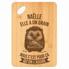 Planche bambou gravée personnalisée femme idée cadeau Fête des Mères apéro 30×20 prénom cuisine plateau fromage anniversaire noel maman mamie