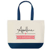 Sac de shopping bleu Apolline en Vacances