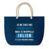 Sac de plage Bleu anse corde Julien Parfait