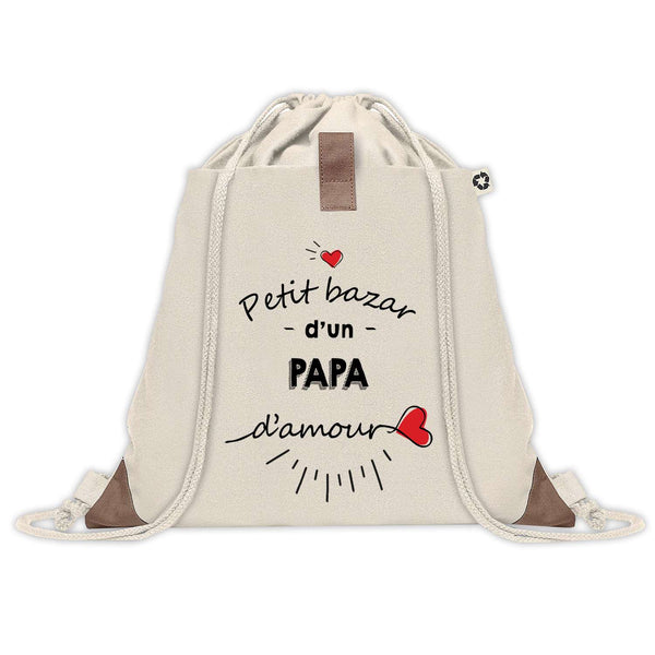 Sac à dos avec pochette Bazar d'un Papa d'amour